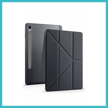 Defne Store Samsung Galaxy Tab S10 Fe Plus 13.1 Kalemlikli Mars Tablet Kılıfı - Siyah Dfnbez