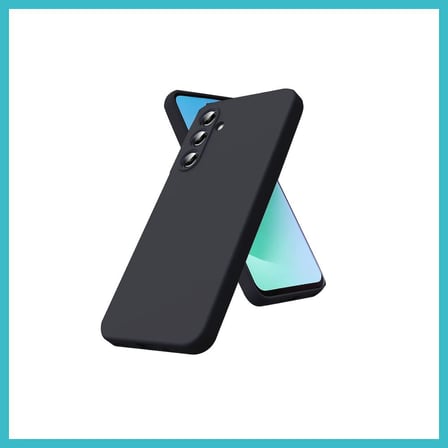 DEFNE STORE Samsung Galaxy A17 5G Nano içi Kadife Silikon - Siyah DFNBEZ