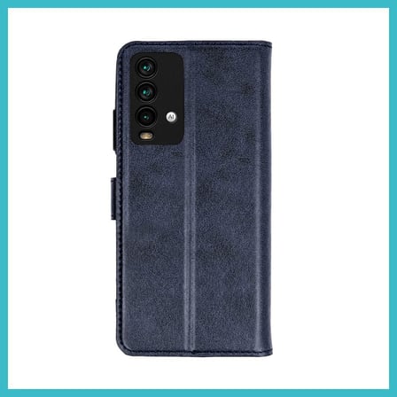 DEFNE STORE Redmi 9T Trend S Plus Kapaklı Kılıf - Lacivert DFNBEZ