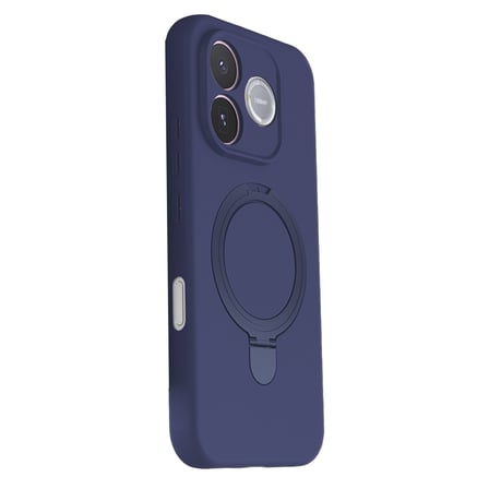 DEFNE STORE Huawei Honor 600 Lite Regal Magsafe Standlı Kapak - Lacivert DFNBEZ