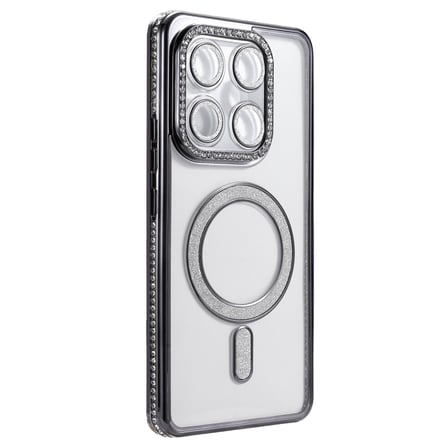 DEFNE STORE Mi 17T Pro Joke Simli Magneticsafe Kılıf - Siyah DFNBEZ