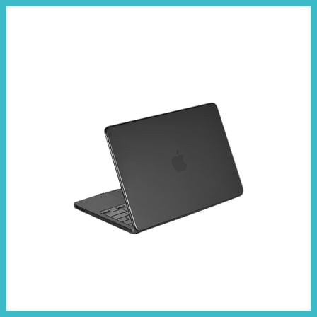 DEFNE STORE MacBook Neo Şeffaf Macbook Kapak - Siyah DFNBEZ