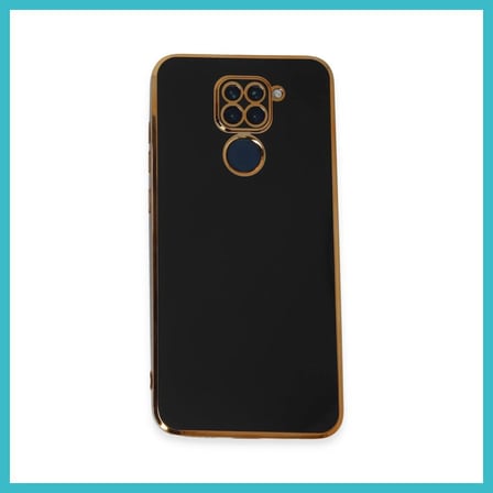 DEFNE STORE Redmi Note 9 Uyumlu Kılıf Volet Silikon - Siyah DFNBEZ