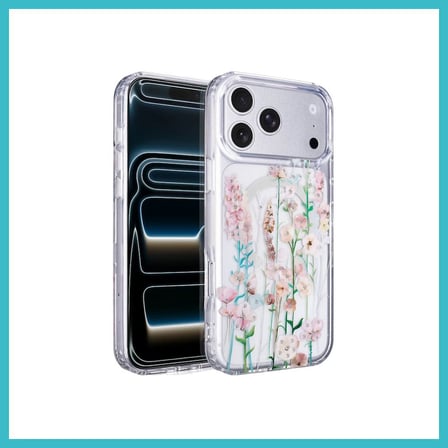 DEFNE STORE Onegif iPhone 17 Pro Uyumlu Desina Magsafe Kapak - Desen 1 DFNBEZ