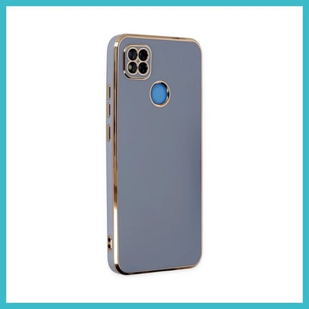 DEFNE STORE Redmi 9C Uyumlu Kılıf Volet Silikon - Mavi DFNBEZ