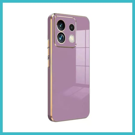 DEFNE STORE Poco M6 Pro 4G Uyumlu Kılıf Volet Silikon - Mor DFNBEZ