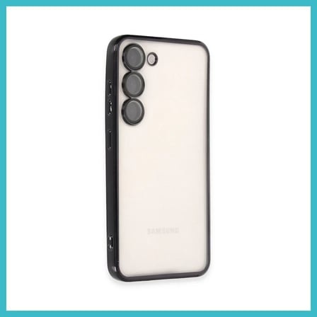 DEFNE STORE Samsung Galaxy S23 Plus Uyumlu Kılıf Lensli Silikon - Siyah DFNBEZ
