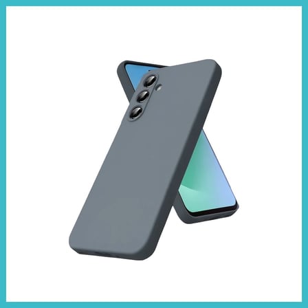 DEFNE STORE Samsung Galaxy A17 5G Uyumlu Nano içi Kadife Silikon - Gri DFNBEZ
