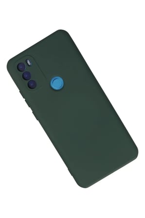 DEFNE STORE General Mobile GM 21 Plus Kılıf Nano içi Kadife Silikon - Koyu Yeşil DFNBEZ