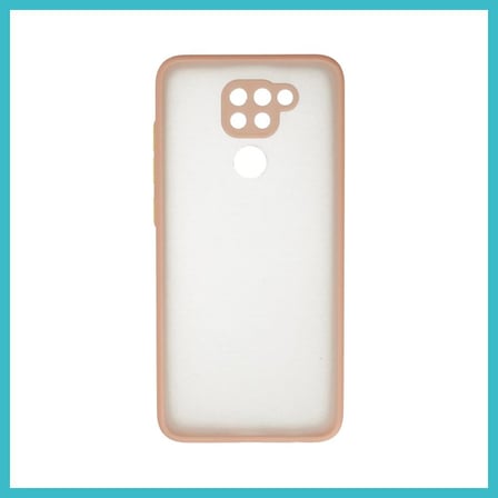 DEFNE STORE Redmi Note 9 Uyumlu Kılıf Montreal Silikon Kapak - Pembe DFNBEZ