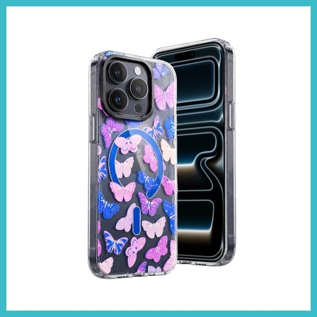 DEFNE STORE Onegif iPhone 16 Pro Max Uyumlu Desina Magsafe Kapak - Desen 5 DFNBEZ