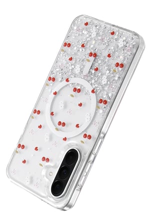 DEFNE STORE Onegif Samsung Galaxy A37 5G Uyumlu Misk Simli Magsafe Kapak - Desen 5 DFNBEZ
