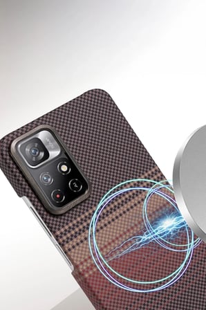 DEFNE STORE Redmi Note 12 Pro 4G Uyumlu Vega Magsafe Kapak - Siyah DFNBEZ