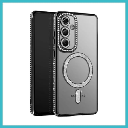 DEFNE STORE Samsung Galaxy S26 Plus Uyumlu Joke Simli Magneticsafe Kılıf - Siyah DFNBEZ