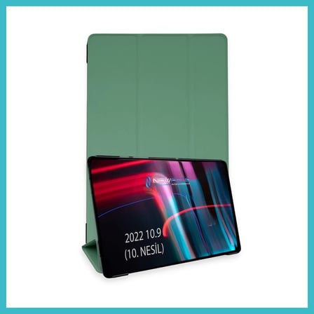 DEFNE STORE iPad 2025 10.9 10.Nesil (A16) Kılıf Tablet Smart Kılıf - Koyu Yeşil DFNBEZ