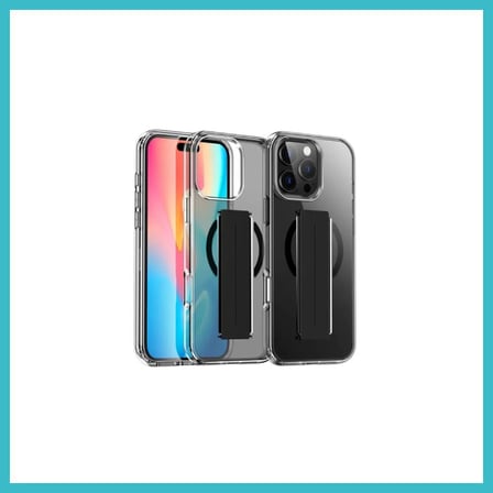 DEFNE STORE Joko iPhone 16 Pro Uyumlu Kılıf Alfa Magsafe Standlı Kapak - Siyah DFNBEZ