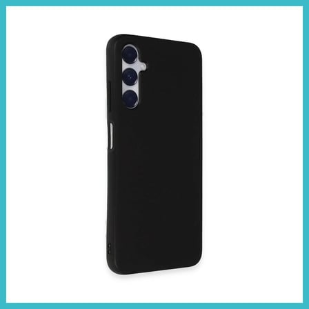 DEFNE STORE Samsung Galaxy A25 5G Uyumlu Kılıf Taft Kapak - Siyah DFNBEZ