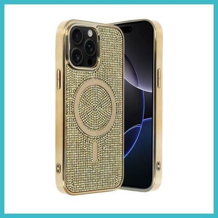 DEFNE STORE Joko iPhone 15 Pro Uyumlu Helen Magsafe Kapak - Gold DFNBEZ