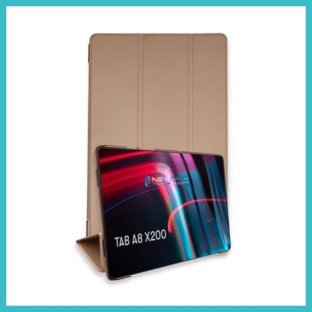 DEFNE STORE Samsung Galaxy X200 Tab A8 10.5 Kılıf Tablet Smart Kılıf - Rose Gold DFNBEZ