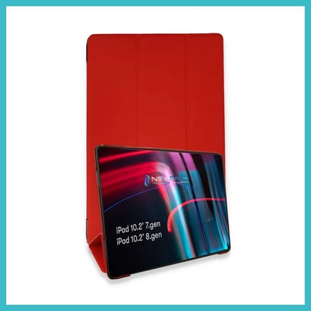 DEFNE STORE iPad 10.2 (7.nesil) Kılıf Tablet Smart Kılıf - Kırmızı DFNBEZ