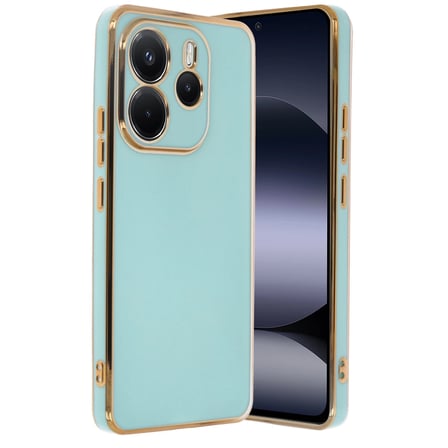 DEFNE STORE Redmi Note 14 4G Uyumlu Kılıf Volet Silikon - Açık Yeşil DFNBEZ