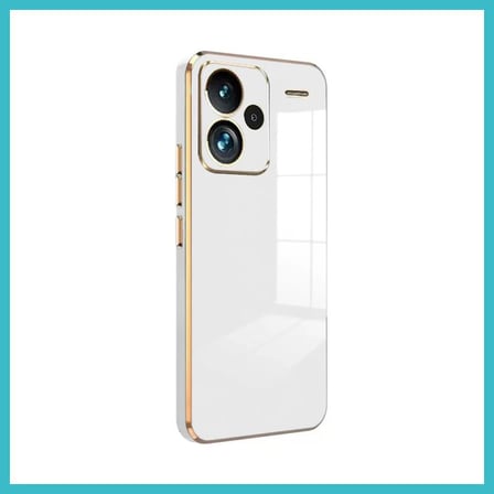 DEFNE STORE Redmi Note 13 Pro Plus Uyumlu Kılıf Volet Silikon - Beyaz DFNBEZ