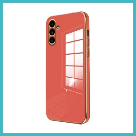 DEFNE STORE Samsung Galaxy A35 5G Uyumlu Kılıf Volet Silikon - Kırmızı DFNBEZ