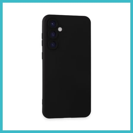 DEFNE STORE Samsung Galaxy S24 Plus Uyumlu Kılıf Nano içi Kadife Silikon - Siyah DFNBEZ
