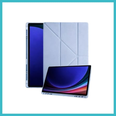 DEFNE STORE Galaxy Tab A11 Plus Kalemlikli Mars Tablet Kılıfı - Mavi DFNBEZ