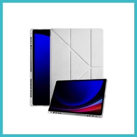 DEFNE STORE Galaxy X730 Tab S11 Kalemlikli Mars Tablet Kılıfı - Gri DFNBEZ