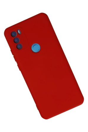 DEFNE STORE General Mobile GM 21 Plus Kılıf Nano içi Kadife Silikon - Kırmızı DFNBEZ
