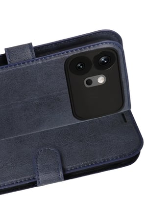 DEFNE STORE Huawei Honor 600 Uyumlu Trend S Plus Kapaklı Kılıf - Lacivert DFNBEZ