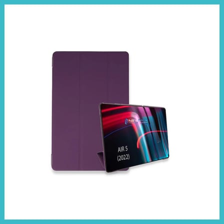 DEFNE STORE iPad Air 5 (2022) Kılıf Tablet Smart Kılıf - Mor DFNBEZ