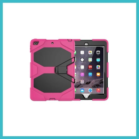 DEFNE STORE iPad 5 Air 9.7 Kılıf Griffin Tablet Kapak - Pembe DFNBEZ