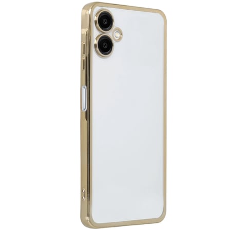 DEFNE STORE Samsung Galaxy A06 Uyumlu Kılıf Lensli Silikon - Gold DFNBEZ