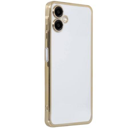 DEFNE STORE Samsung Galaxy A06 Uyumlu Kılıf Lensli Silikon - Gold DFNBEZ