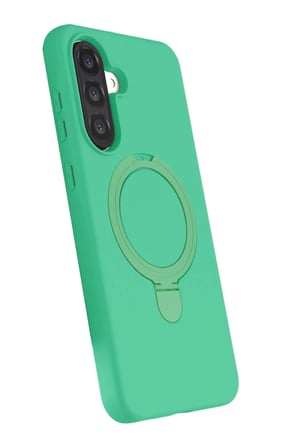 DEFNE STORE Samsung Galaxy A26 Uyumlu Regal Magsafe Standlı Kapak - Yeşil DFNBEZ