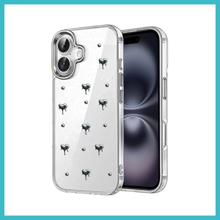 DEFNE STORE iPhone 17 Uyumlu Fiyonk Desenli Kapak - Desen 1 DFNBEZ