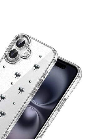 DEFNE STORE iPhone 17 Uyumlu Fiyonk Desenli Kapak - Desen 1 DFNBEZ