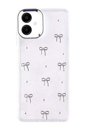 DEFNE STORE Samsung Galaxy A07 4G Uyumlu Fiyonk Desenli Kapak - Desen 5 DFNBEZ