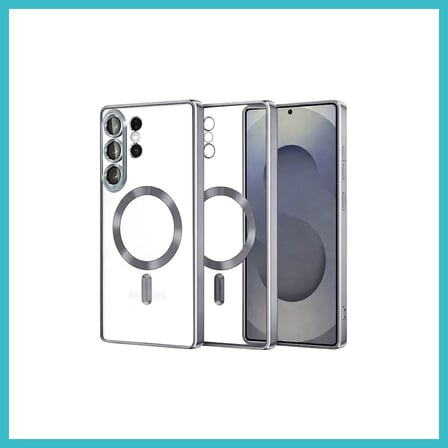 DEFNE STORE Samsung Galaxy S26 Ultra Uyumlu Kross Magneticsafe Kapak - Titan Gri DFNBEZ