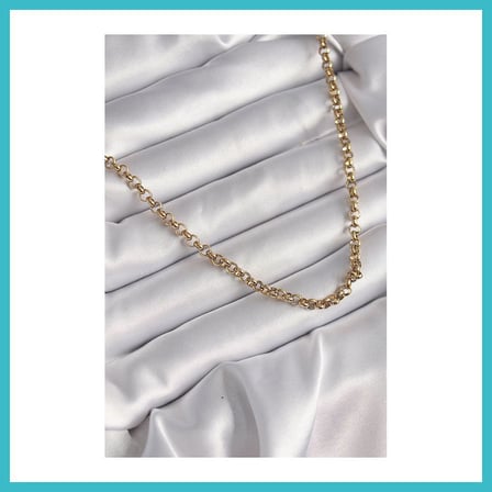 DEFNE STORE 316L Çelik Gold Renk Kadın Kolye DFNBEZ