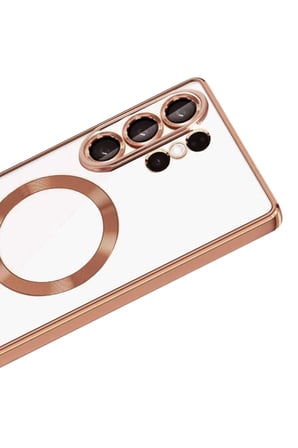 Defne Store Samsung Galaxy S26 Ultra Uyumlu Kross Magneticsafe Kapak - Çöl Titanyum Dfnbez