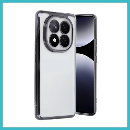 DEFNE STORE Redmi Note 14 Pro Plus Uyumlu Kılıf Lensli Silikon - Siyah DFNBEZ