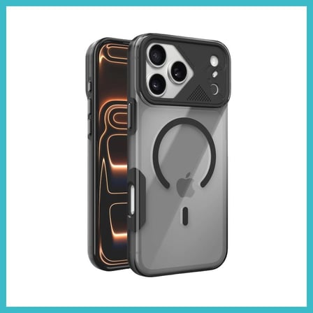 DEFNE STORE Joko iPhone 17 Pro Uyumlu Zinko Magsafe Kapak - Siyah DFNBEZ