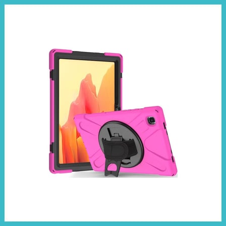 DEFNE STORE Samsung Galaxy T220 Tab A7 Lite 8.7 Kılıf Amazing Tablet Kapak - Pembe DFNBEZ