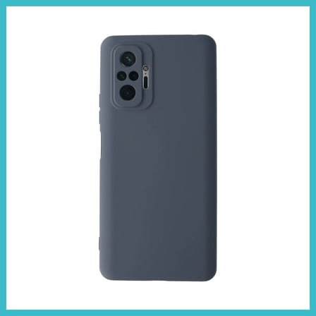 DEFNE STORE Redmi Note 10 Pro Uyumlu Kılıf Nano içi Kadife Silikon - Gri DFNBEZ
