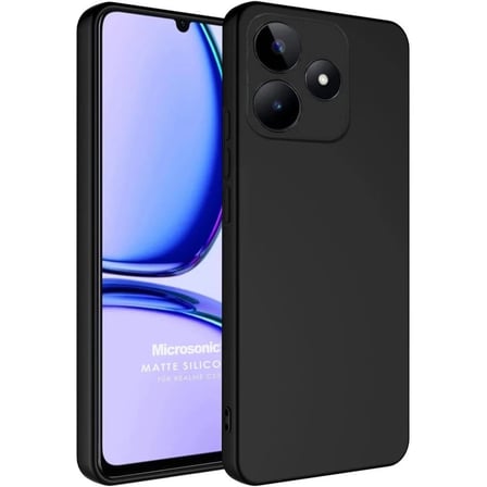 DEFNE STORE Realme C61 Uyumlu Kılıf First Silikon - Siyah DFNBEZ