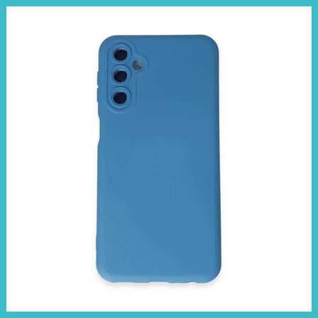 DEFNE STORE Samsung Galaxy M14 5G Uyumlu Kılıf Nano içi Kadife Silikon - Mavi DFNBEZ