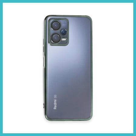 DEFNE STORE Redmi Note 12 5G Uyumlu Kılıf Lensli Silikon - Yeşil DFNBEZ